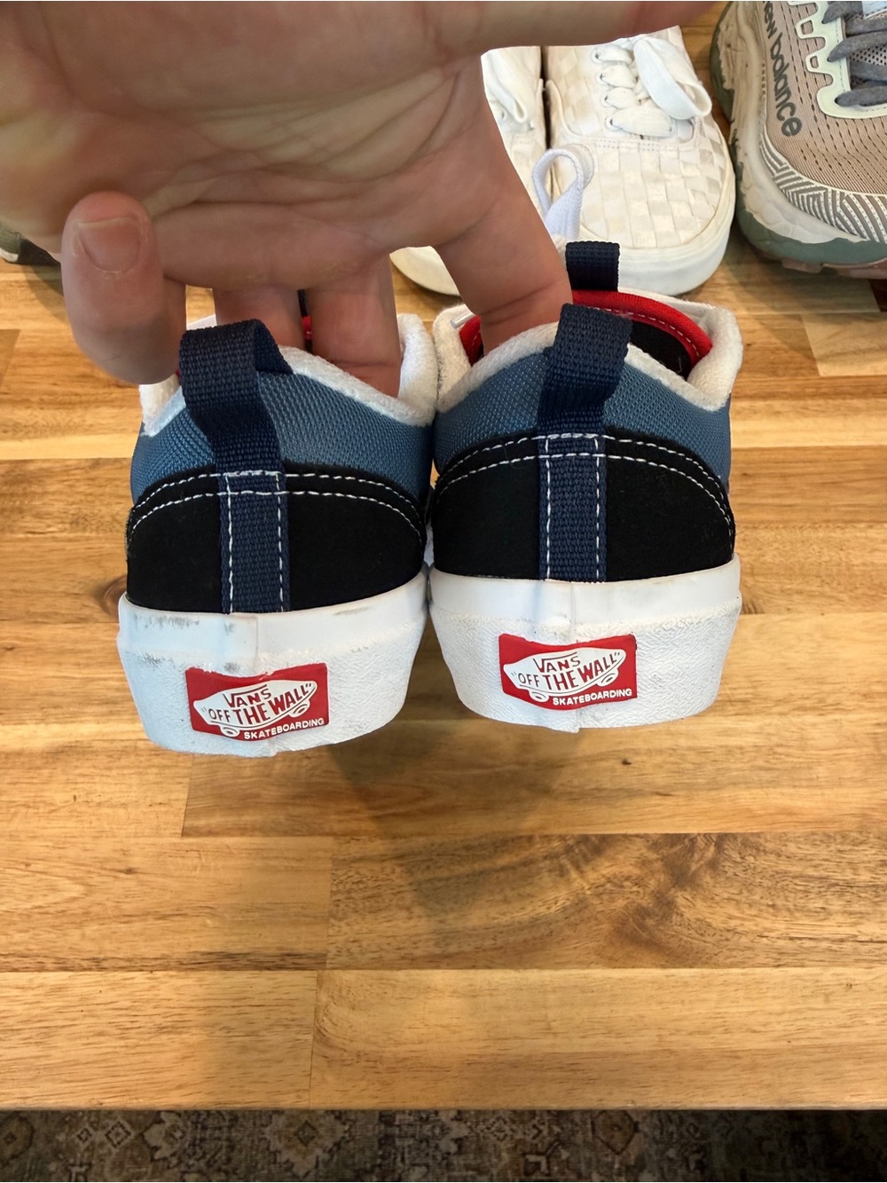 Vans Old school Low-Top Sneakers in Navy, Blue & White “cushcore” - Picture 4 of 5